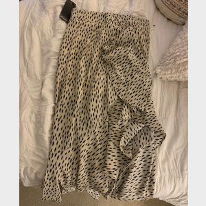 Nasty Gal - spotted midi skirt (brand new)